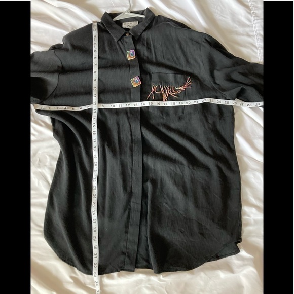 Vintage Niki & Danielle Womens Blouse Size 18 - Picture 9 of 11